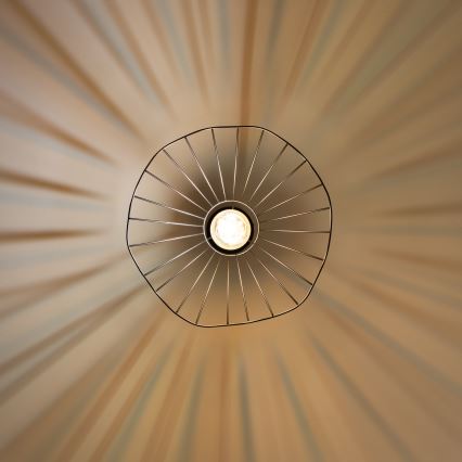 Brilagi - Lampadario LED a sospensione con cavo CERIA WIRE 1xE27/40W/230V Ø 40 cm nero