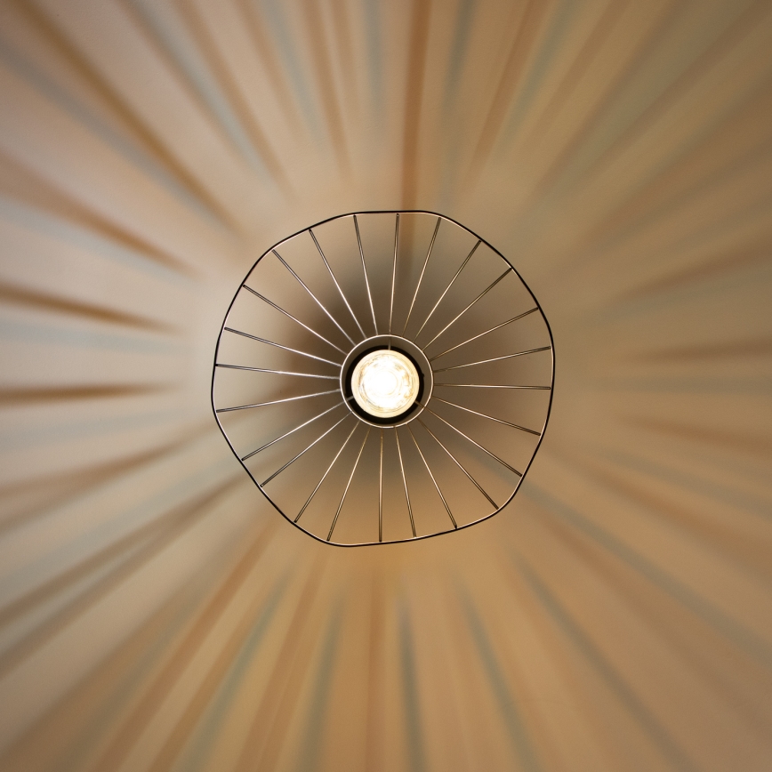 Brilagi - Lampadario LED a sospensione con cavo CERIA WIRE 1xE27/40W/230V Ø 40 cm nero