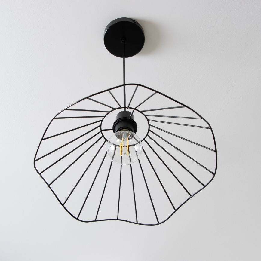 Brilagi - Lampadario LED a sospensione con cavo CERIA WIRE 1xE27/40W/230V Ø 40 cm nero