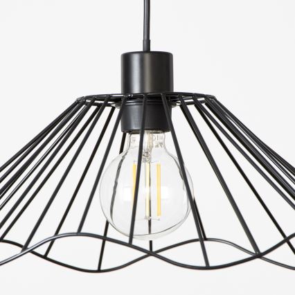 Brilagi - Lampadario LED a sospensione con cavo CERIA WIRE 1xE27/40W/230V Ø 40 cm nero