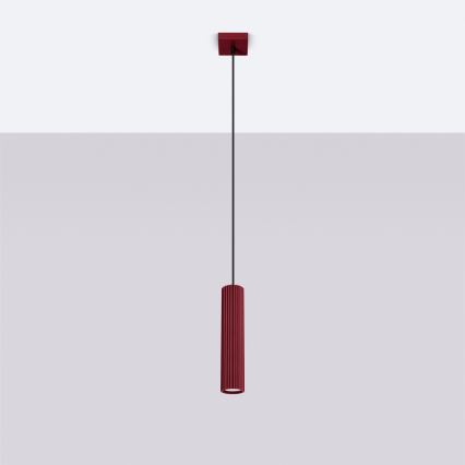 Brilagi - Lampadario LED a sospensione con cavo CRESTO 1xGU10/10W/230V bordeaux