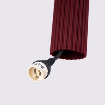 Brilagi - Lampadario LED a sospensione con cavo CRESTO 1xGU10/10W/230V bordeaux