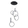 Brilagi - Lampadario LED a sospensione con cavo ECHO LED/80W/230V 4000K Ø 50 cm nero