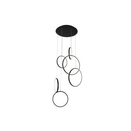 Brilagi - Lampadario LED a sospensione con cavo ECHO LED/80W/230V 4000K Ø 50 cm nero