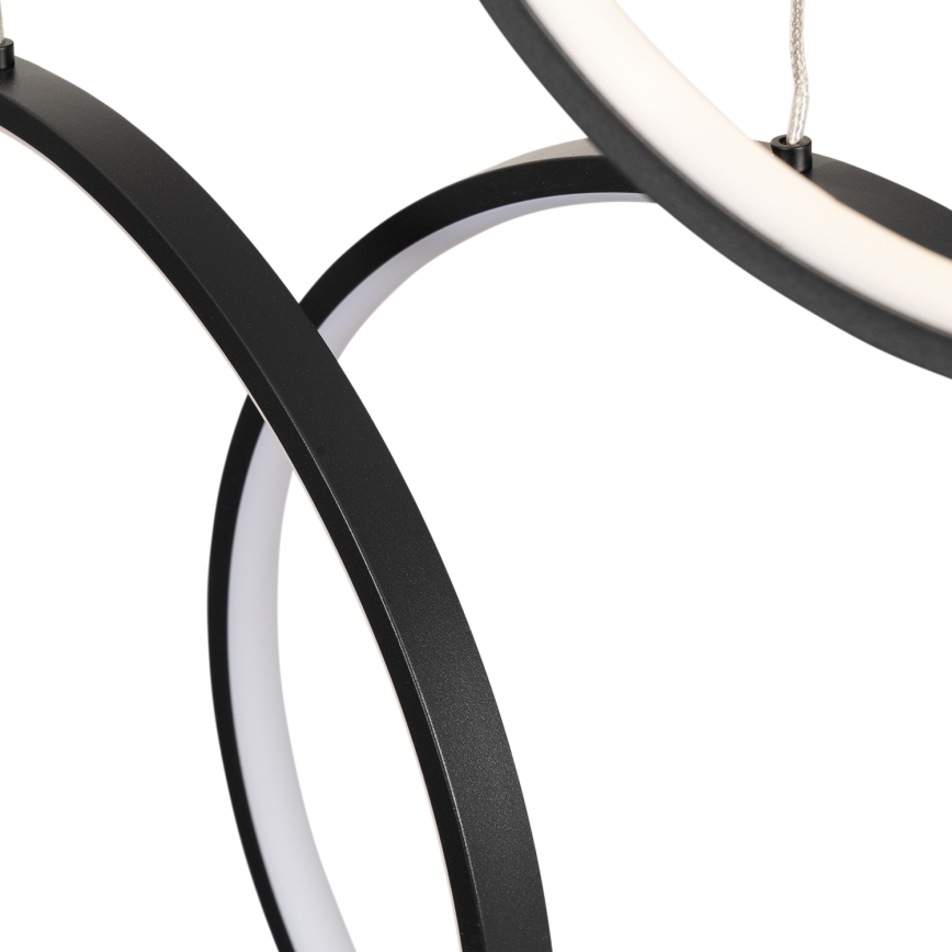 BRILAGI - Lampadario LED a sospensione con cavo ECHO LED/80W/230V 4000K Ø 50 cm nero