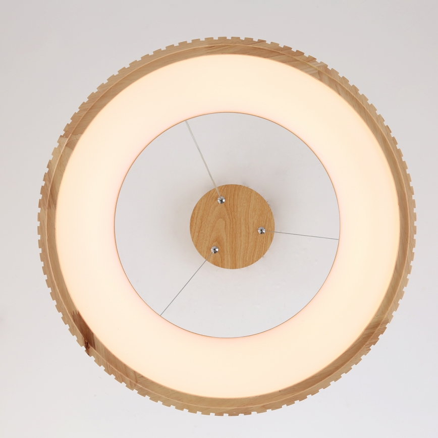 Brilagi - Lampadario LED a sospensione su cavo FALCON WOOD MODERN LED/30W/230V 3000/4000/6000K Ø 45 cm legno