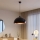 Brilagi - Lampadario LED a sospensione con cavo METALO 1xE27/40W/230V Ø 40 cm nero/ramato