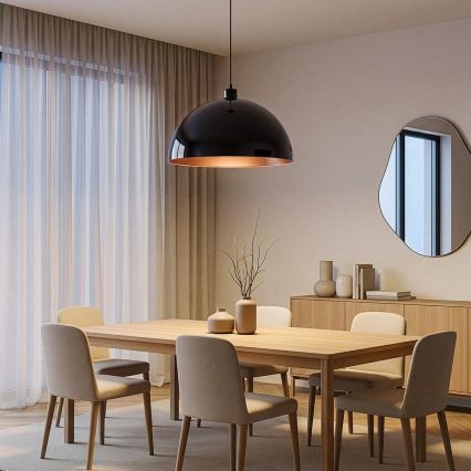 Brilagi - Lampadario LED a sospensione con cavo METALO 1xE27/40W/230V Ø 40 cm nero/ramato