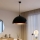 Brilagi - Lampadario LED a sospensione con cavo METALO 1xE27/40W/230V Ø 60 cm nero/ramato