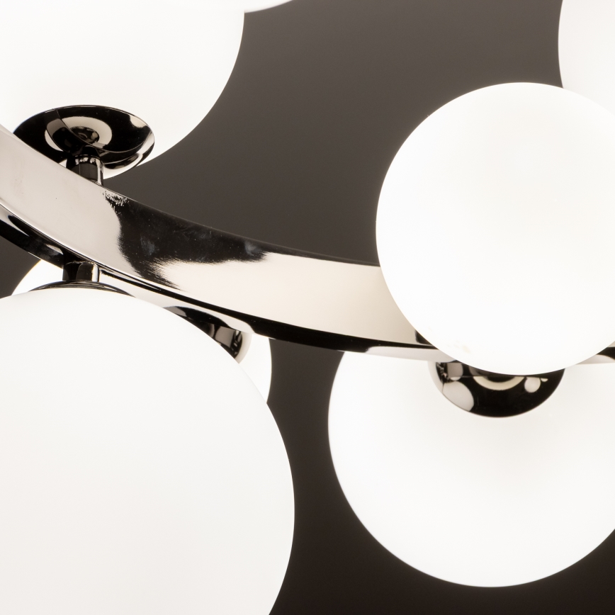 Brilagi - Lampadario LED a sospensione con cavo MILLA 15xG9/3W/230V nero cromato/bianco