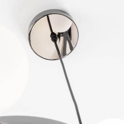 Brilagi - Lampadario LED a sospensione con cavo MILLA 15xG9/3W/230V nero cromato/bianco