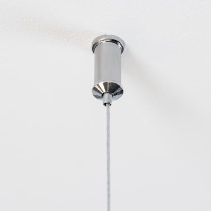 Brilagi - Lampadario LED a sospensione con cavo MILLA 15xG9/3W/230V nero cromato/fumé