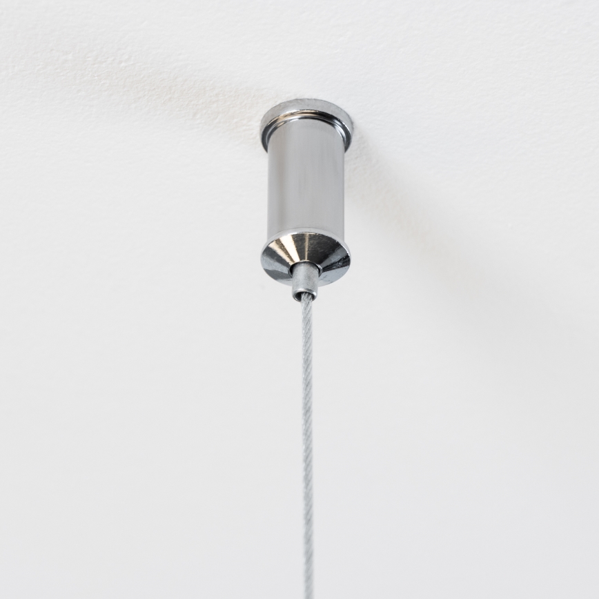 Brilagi - Lampadario LED a sospensione con cavo MILLA 15xG9/3W/230V nero cromato/fumé