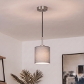 Brilagi - Lampadario LED a sospensione con cavo NUBILA 1xE27/60W/230V Ø 14 cm nero/grigio chiaro