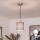 Brilagi - Lampadario LED a sospensione con cavo NUBILA 1xE27/60W/230V Ø 14 cm nero/grigio chiaro