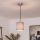 Brilagi - Lampadario LED a sospensione con cavo NUBILA 1xE27/60W/230V Ø 14 cm nero/grigio