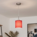 Brilagi - Lampadario LED a sospensione con cavo NUBILA 1xE27/60W/230V Ø 14 cm rosso