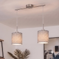 Brilagi - Lampadario LED a sospensione con cavo NUBILA 2xE27/60W/230V grigio