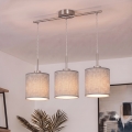 Brilagi - Lampadario LED a sospensione con cavo NUBILA 3xE27/60W/230V grigio