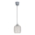 Brilagi - Lampadario LED a sospensione con cavo RETRO GLASS 1xE27/60W/230V Ø 14 cm argento/bianco