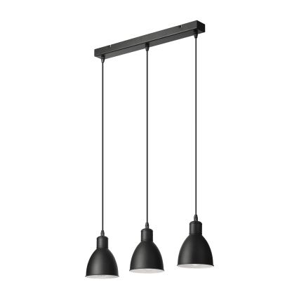Brilagi - Lampadario LED a sospensione con cavo RIDDY 3xE27/60W/230V nero