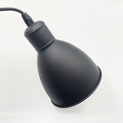 Brilagi - Lampadario LED a sospensione con cavo RIDDY 4xE27/60W/230V nero