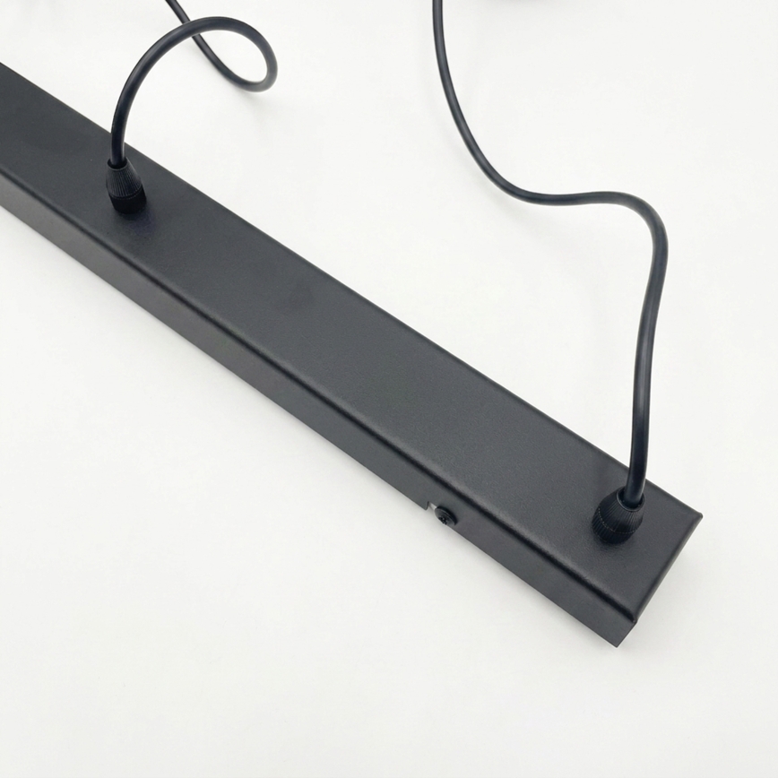 Brilagi - Lampadario LED a sospensione con cavo RIDDY 4xE27/60W/230V nero