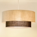 Brilagi - Lampadario LED a sospensione con cavo Stile Boho 3x E27/15W/230V Ø 60 cm crema/marrone