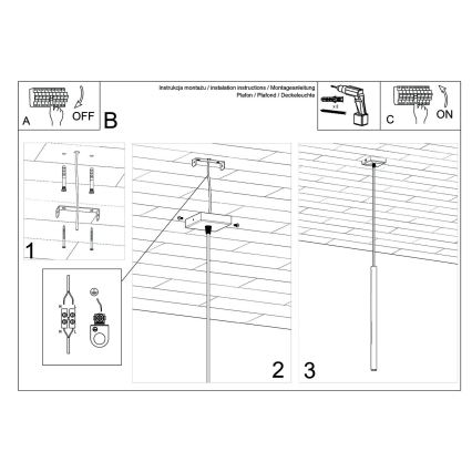 Brilagi -  Lampadario LED a sospensione con filo DRIFA 1xG9/4W/230V bianco