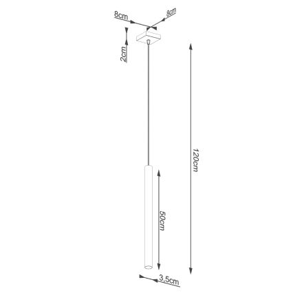 Brilagi - Lampadario LED a sospensione con filo DRIFA 1xG9/4W/230V grigio