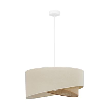 Brilagi - Lampadario LED a sospensione con filo LYRA 1xE27/15W/230V color crema/beige