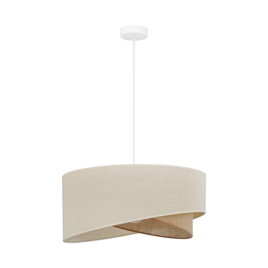 Brilagi - Lampadario LED a sospensione con filo LYRA 1xE27/15W/230V color crema/beige
