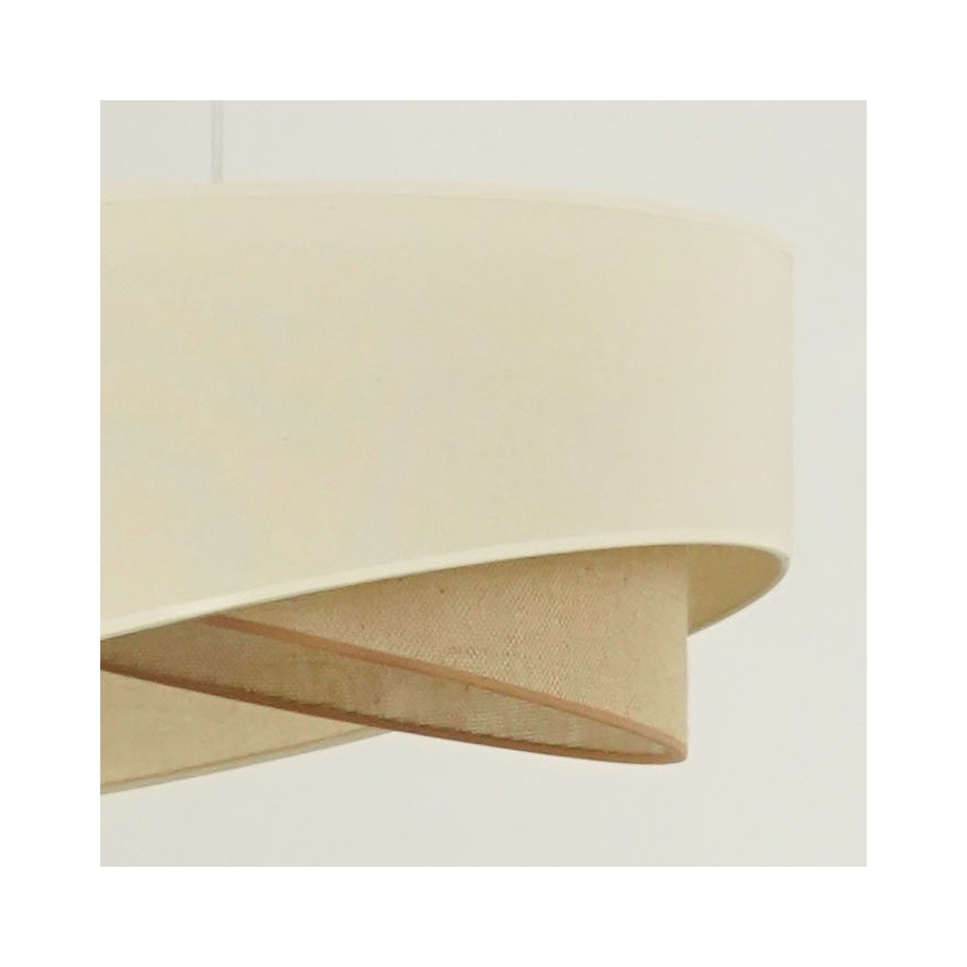 Brilagi - Lampadario LED a sospensione con filo LYRA 1xE27/15W/230V color crema/beige