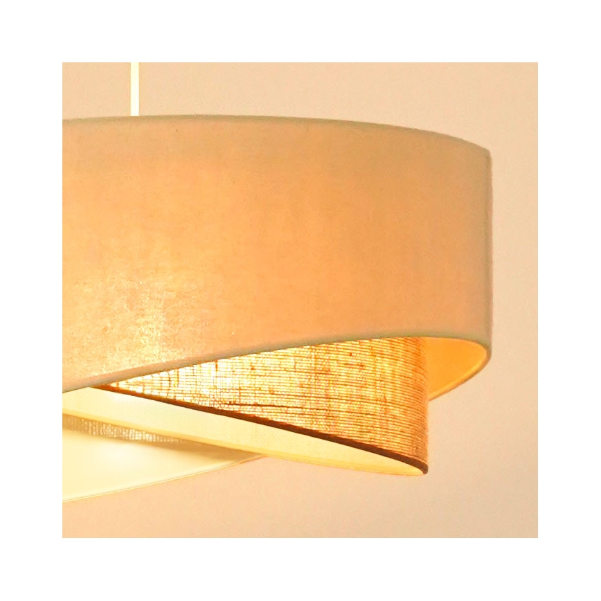 Brilagi - Lampadario LED a sospensione con filo LYRA 1xE27/15W/230V color crema/beige