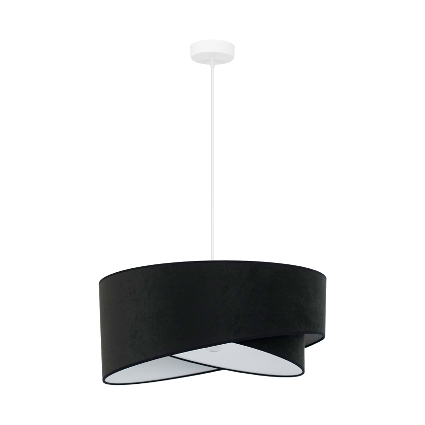 Brilagi - Lampadario LED a sospensione con filo LYRA 1xE27/15W/230V nero/bianco