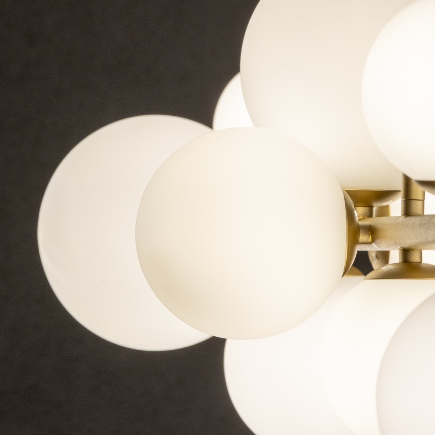 Brilagi - Lampadario LED a sospensione con filo MILLA 10xG9/3W/230V oro/bianco