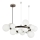 Brilagi - Lampadario LED a sospensione con filo MILLA 15xG9/3W/230V cromo lucido/bianco