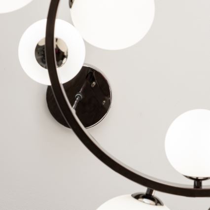 Brilagi - Lampadario LED a sospensione con filo MILLA 15xG9/3W/230V cromo lucido/bianco