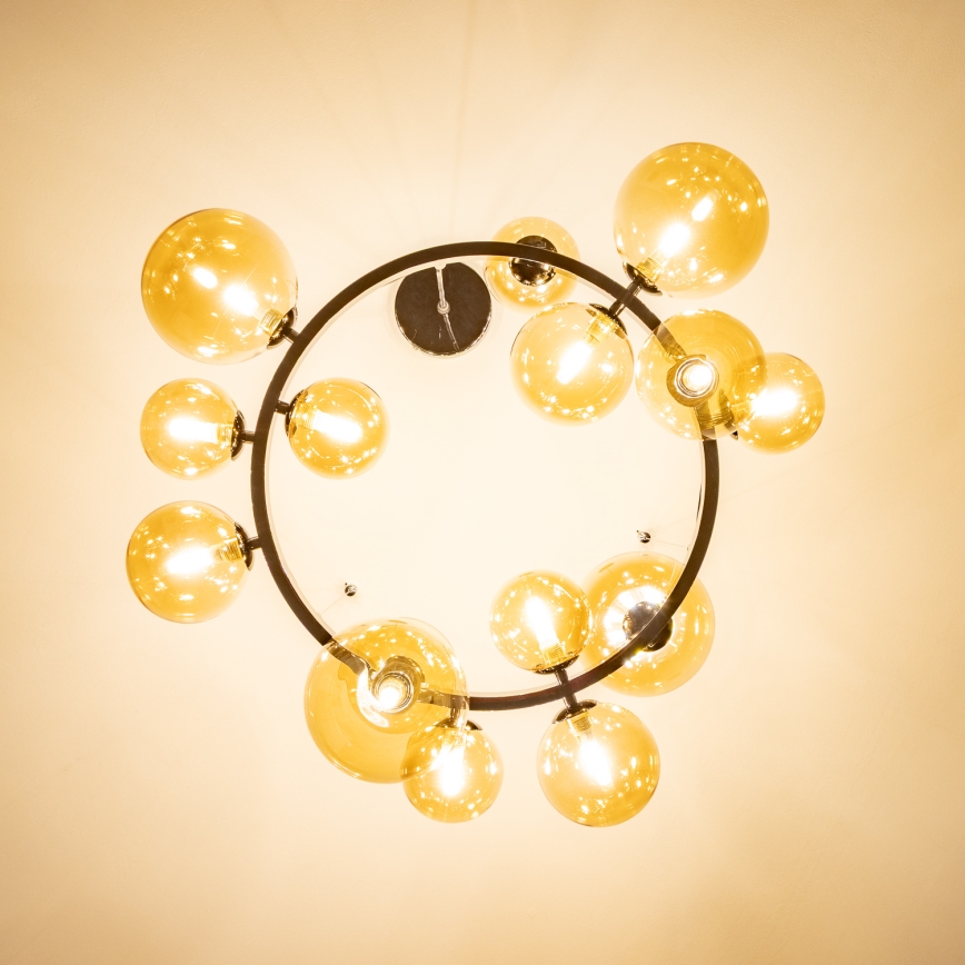 Brilagi - Lampadario LED a sospensione con filo MILLA 15xG9/3W/230V cromo lucido/oro