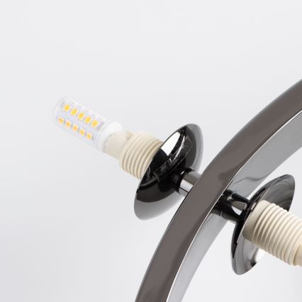 Brilagi - Lampadario LED a sospensione con filo MILLA 15xG9/3W/230V cromo lucido/oro