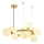 Brilagi - Lampadario LED a sospensione con filo MILLA 15xG9/3W/230V oro/bianco