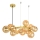 Brilagi - Lampadario LED a sospensione con filo MILLA 15xG9/3W/230V oro