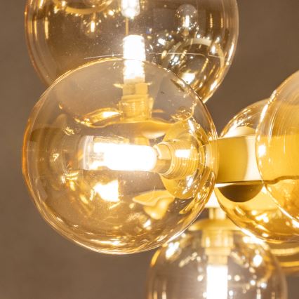 Brilagi - Lampadario LED a sospensione con filo MILLA 15xG9/3W/230V oro