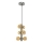 Brilagi - Lampadario LED a sospensione con filo MILLA 6xG9/3W/230V cromo lucido/oro