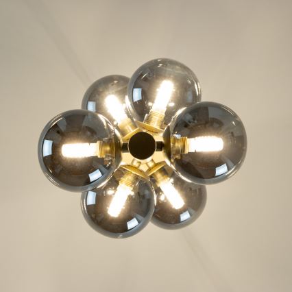Brilagi - Lampadario LED a sospensione con filo MILLA 6xG9/3W/230V oro/fumé