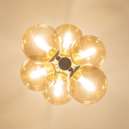 Brilagi - Lampadario LED a sospensione con filo MILLA 6xG9/3W/230V oro