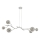 Brilagi - Lampadario LED a sospensione con filo MISTEL 6xG9/3W/230V cromo lucido/fumé