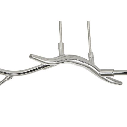 Brilagi - Lampadario LED a sospensione con filo MISTEL 6xG9/3W/230V cromo lucido/fumé