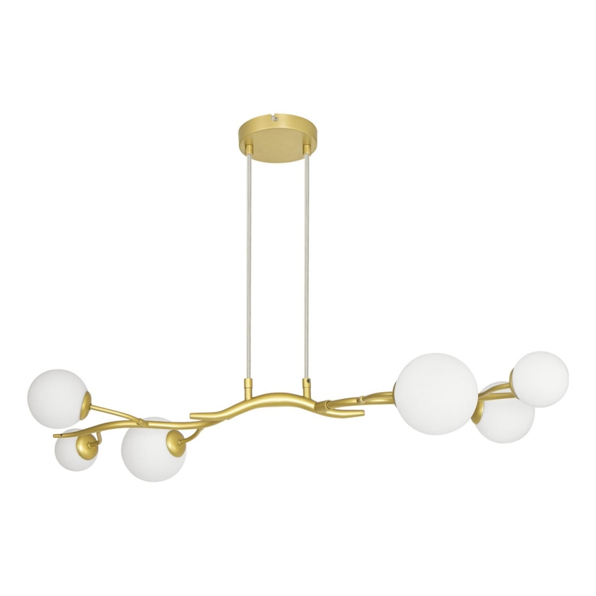 Brilagi - Lampadario LED a sospensione con filo MISTEL 6xG9/3W/230V oro/bianco