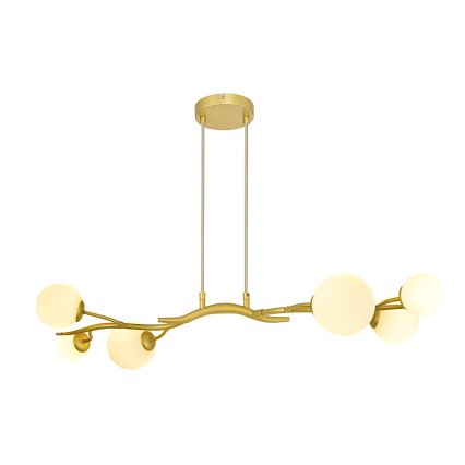 Brilagi - Lampadario LED a sospensione con filo MISTEL 6xG9/3W/230V oro/bianco
